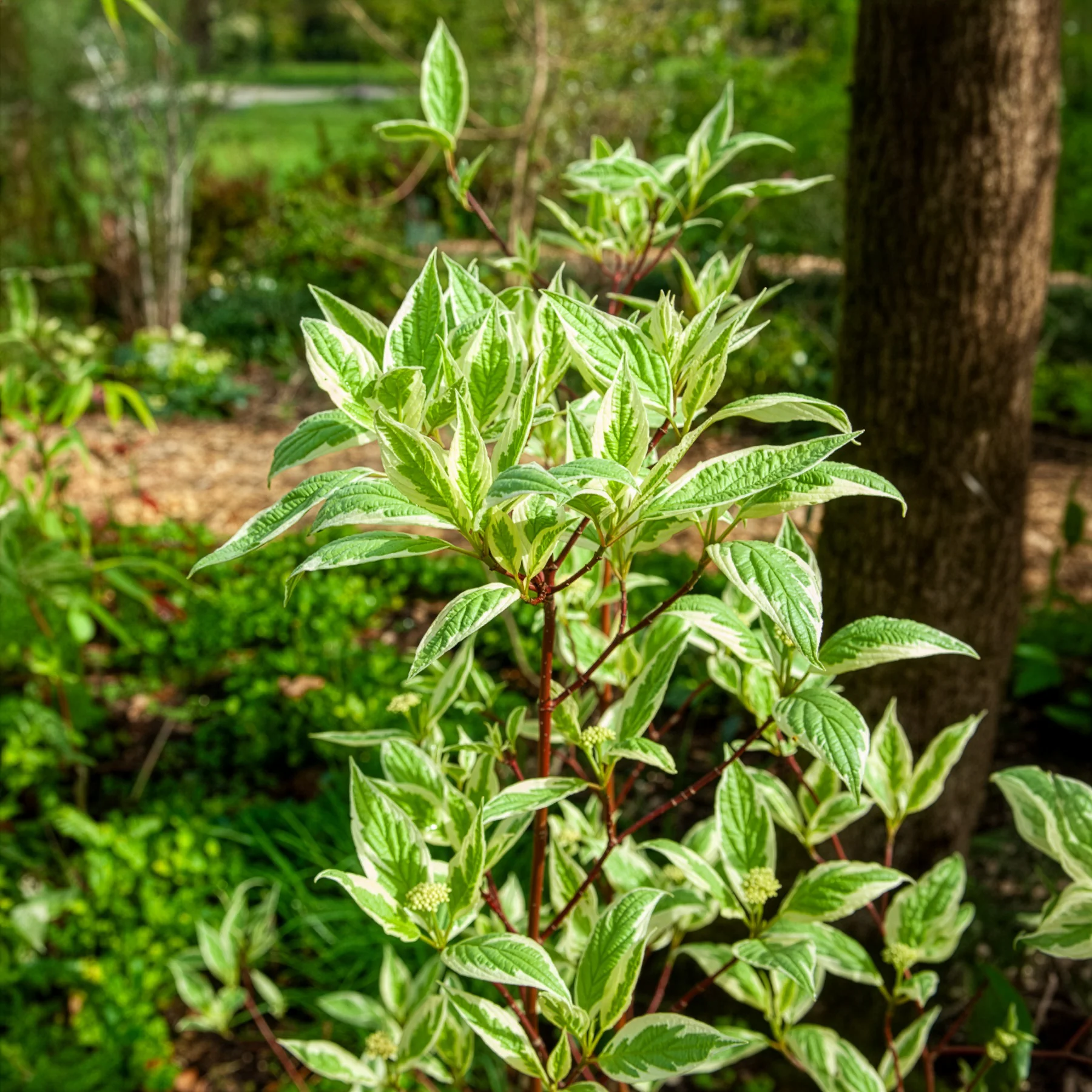 Bonte kornoelje 'Elegantissima' - Image 5