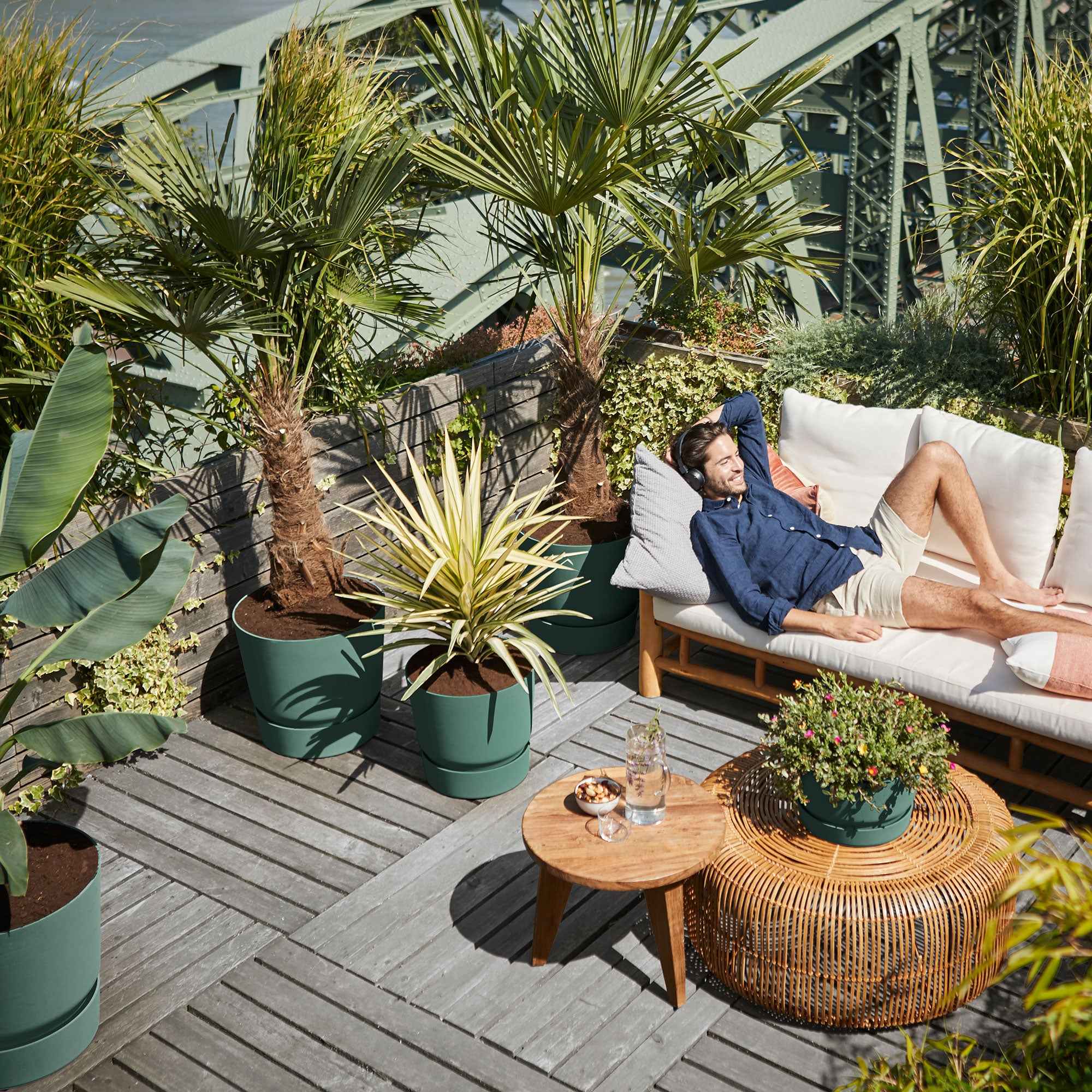 Bloempot Elho greenville bladgroen - Image 3