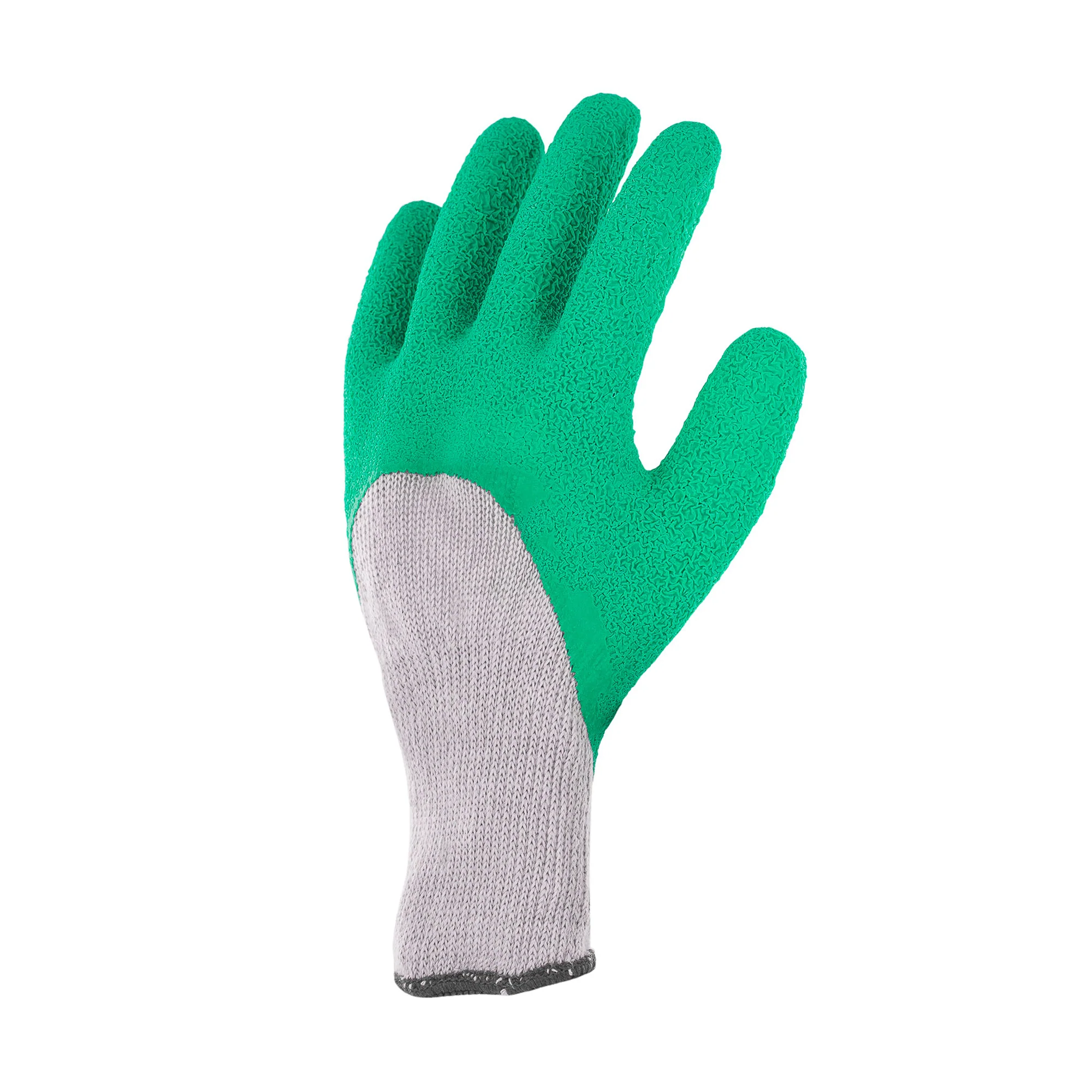 Groen met grijze Rosier handschoen