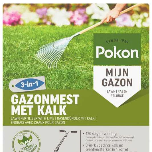 Pokon gazonmest met kalk - Image 2